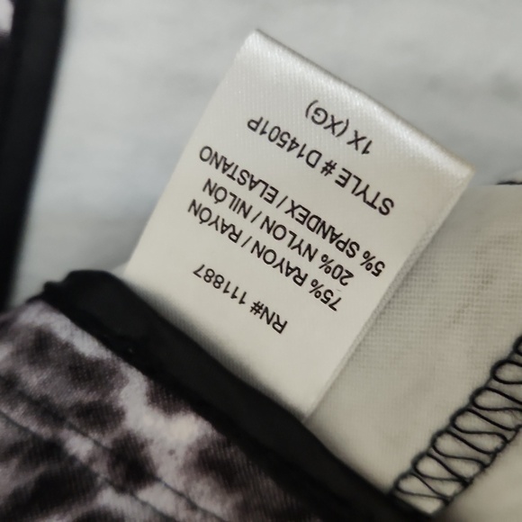 Black and White Pencil Skirt Animal Print  Knee-Length Cocktail Career Party - Picture 6 of 6